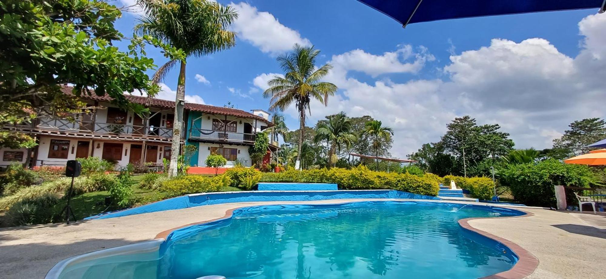 Finca Hotel Palmas Frente A Panaca 金巴亚 外观 照片