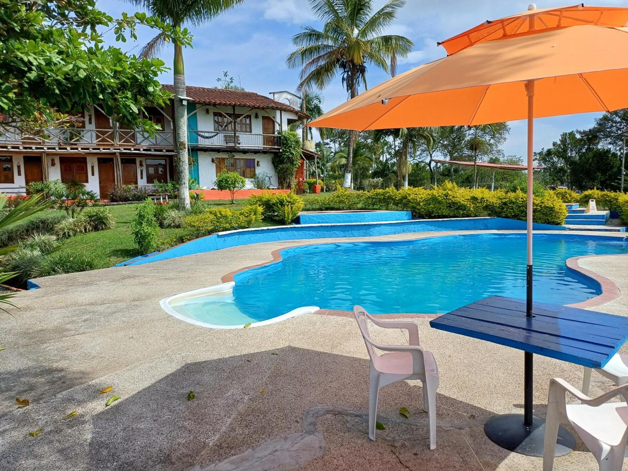 Finca Hotel Palmas Frente A Panaca 金巴亚 外观 照片